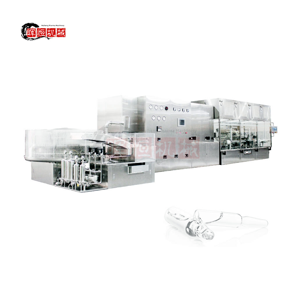 Automatic Glass Ampoule Washing Sterilizing Filling Sealing Production line