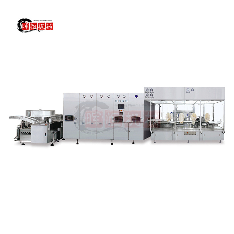 Automatic Glass Ampoule Washing Sterilizing Filling Sealing Production line