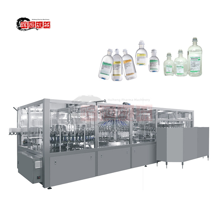 Best Quality IV Infusion Filling Sealing Capping Drying PP Bottle IV Solution Production Line