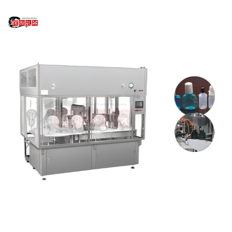 CE Standard 2 Heads Eye Drop Solution Filling And Sealing Machine