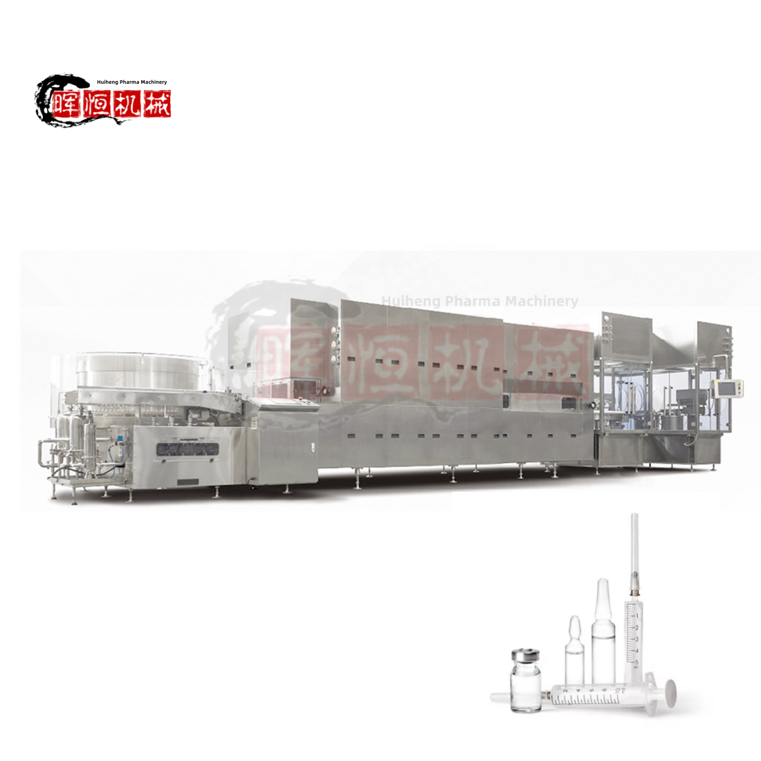 SHH-Combo Series Automatic Vial and Ampoule Combo Washing Drying Filling Capping Sealing Production Line