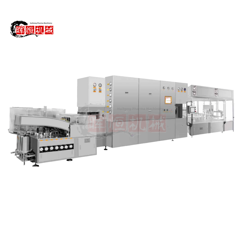 Automatic Injectable Aseptic Vial Dry Powder Filling Stoppering Capping Production Line