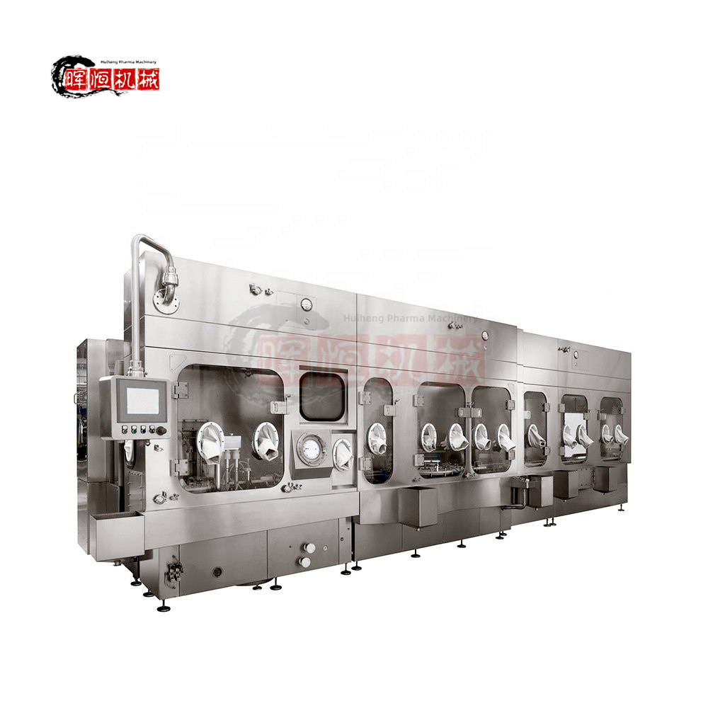 GMP Pharma Automatic Injection Liquid Glass Vial Filling and Capping Machine Line