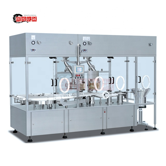 Automatic Vial Bottle Washing Drying Filling Stoppering Capping Production Line for Powder