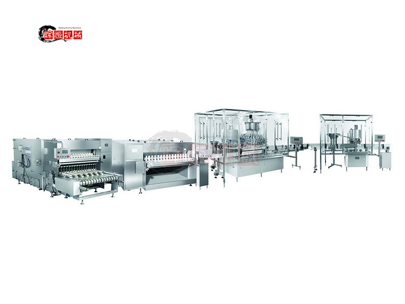 Automatic Glass Bottle I.V Solution Normal Saline Production Line for 50/100/250/500ml glass bottles